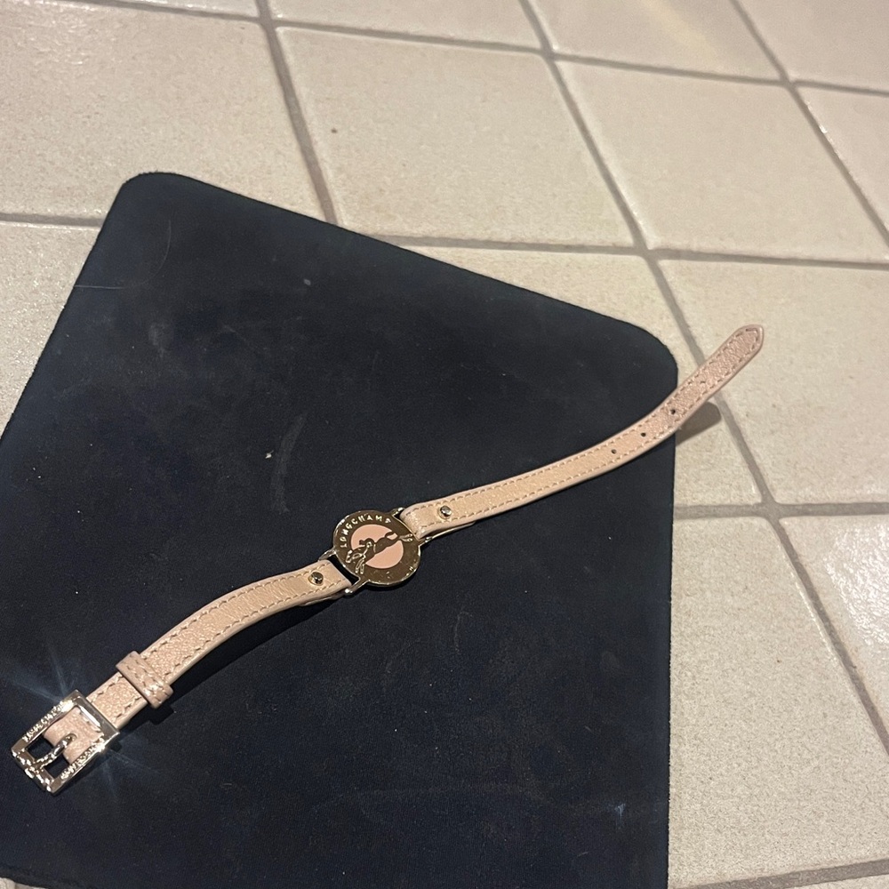 Authentic Longchamp Leather Bracelet
